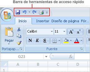 Resultado de imagen para guardar de la barra de herramientas de excel