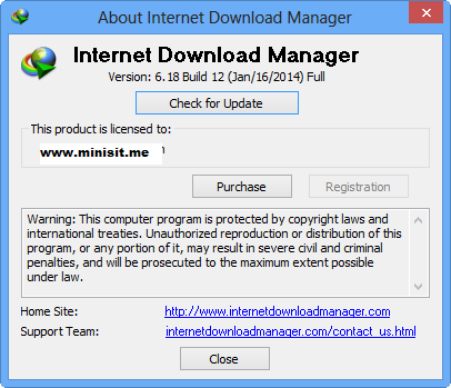 Download Patch, Crack IDM 6.18 Build 12