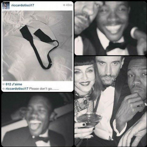 Frank Ocean e Riccardo Tisci instagram