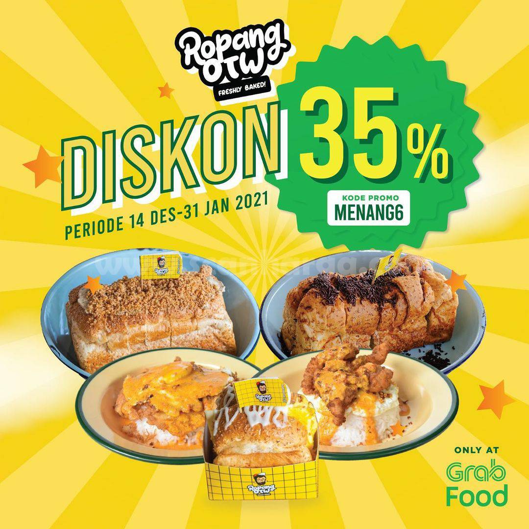 Ropang OTW Promo Diskon 35% via Grabfood