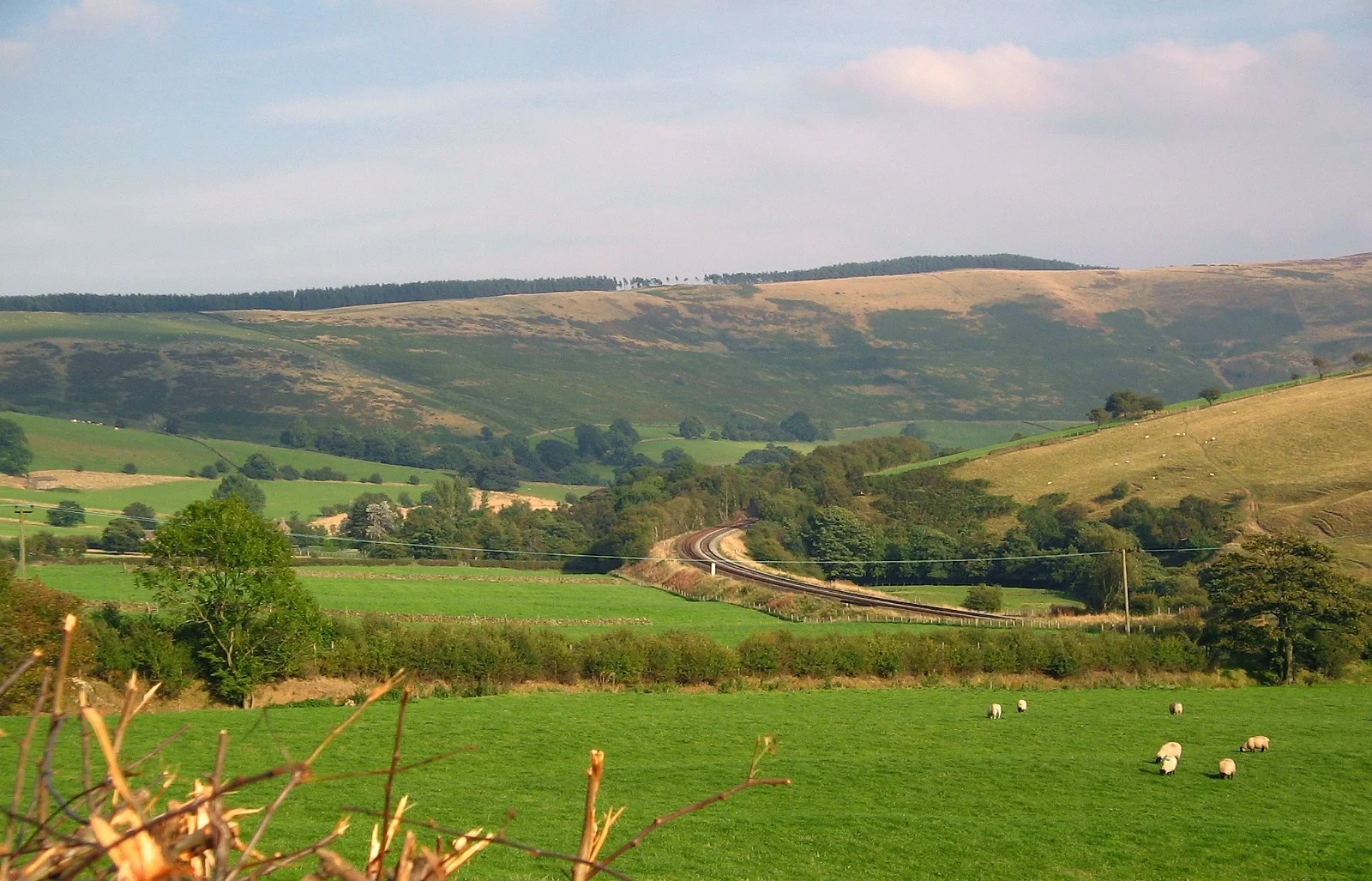 Hope Valley in Derbyshire England