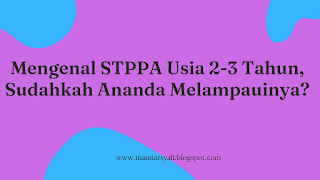 stppa usia 2-3 tahun