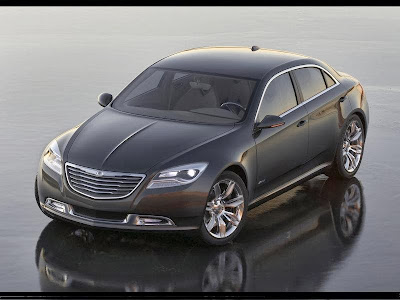  from the interior Chrysler 200C EV Concept model year 2009