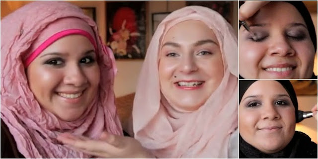 Tutorial Makeup Pesta Untuk Wanita Muslimah Berwajah Bulat