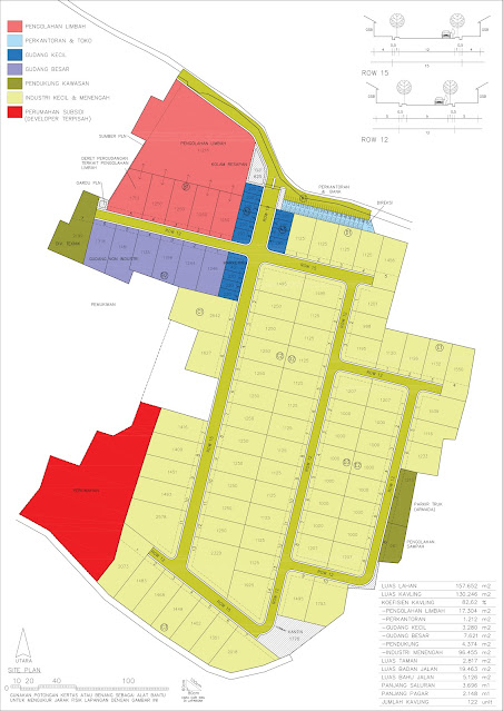 Gambar master plan kawasan