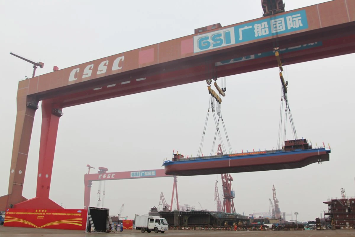 La produzione dei cantieri navali cinesi aumenterà del 6,3% quest'anno