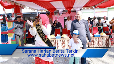 Bunda PAUD Kabupaten Pinrang Lepas Peserta Karnaval Tingkat PAUD Dan TK