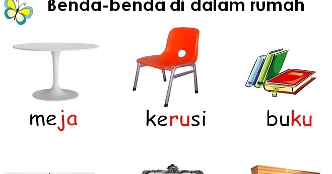 Bahasa Melayu Tahun Satu: MENGENALI BENDA-BENDA DI DALAM RUMAH