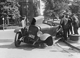 Accidentes de coches antiguos