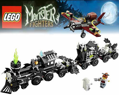 Lego Ghost Train And Plane Lego Halloween Toy Railway Set | Train 