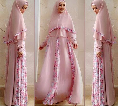 gamis syar'i modern lebaran