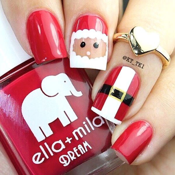 Unhas Decoradas para o Natal 