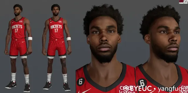 NBA 2K24 Tari Eason Cyberface & Body Update