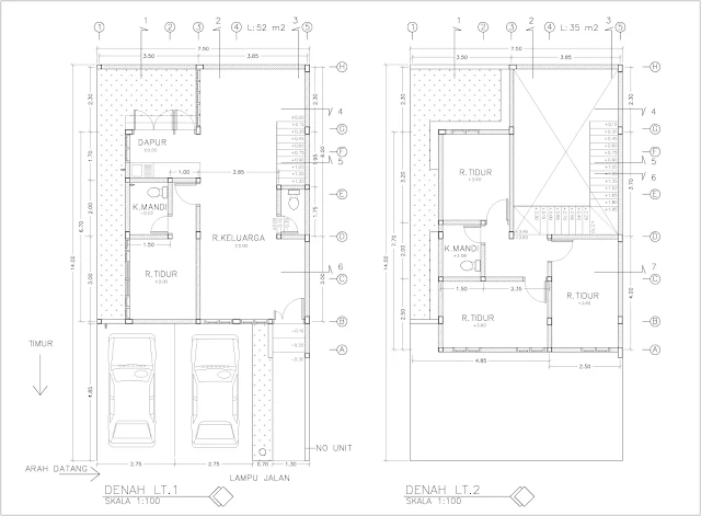 Denah Autocad