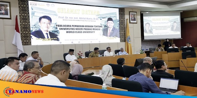 Pasang Target Masuk 800 WCU di 2025, UNP Undang Dirjen Dikti Ristek untuk Beri Pengarahan