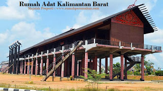 Desain Bentuk Rumah Adat Kalimantan Barat dan 