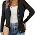 LIENRIDY Women's Knit Cardigan Long Sleeve Button Down Sweater Lightweight Cardigans, S-XL