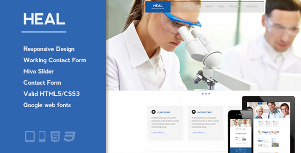 Heal - Responsive Medical and Health HTML Template - Health & Beauty Retail