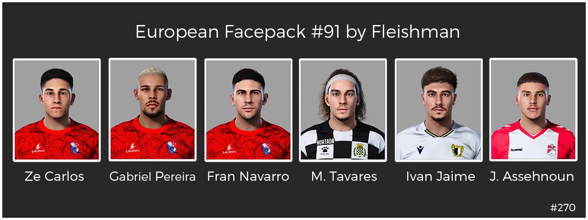 PES 2021 European Facepack #91 by Fleishman