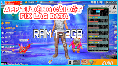 FIX LAG FF -  APP TỰ ĐỘNG CÀI FIX LAG DATA CHO MÁY YẾU KHÔNG CẦN ZACHIVER