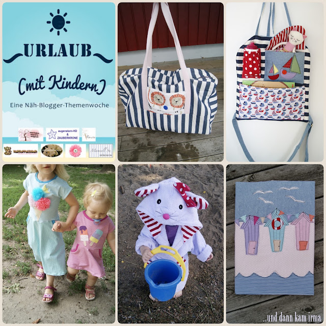  Strandtasche, Autositz-Utensilo, Kinder-Bademantel Maus, Buchhülle,  Nähanleitung, gratis Schnittmuster, free Tutorial, 