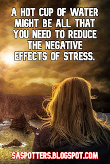 A hot cup of water might be all that you need to reduce the negative effects of stress.