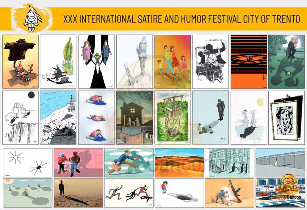 Virtual Exhibition of the 30th International Satire and Humor Festival "City of Trento"