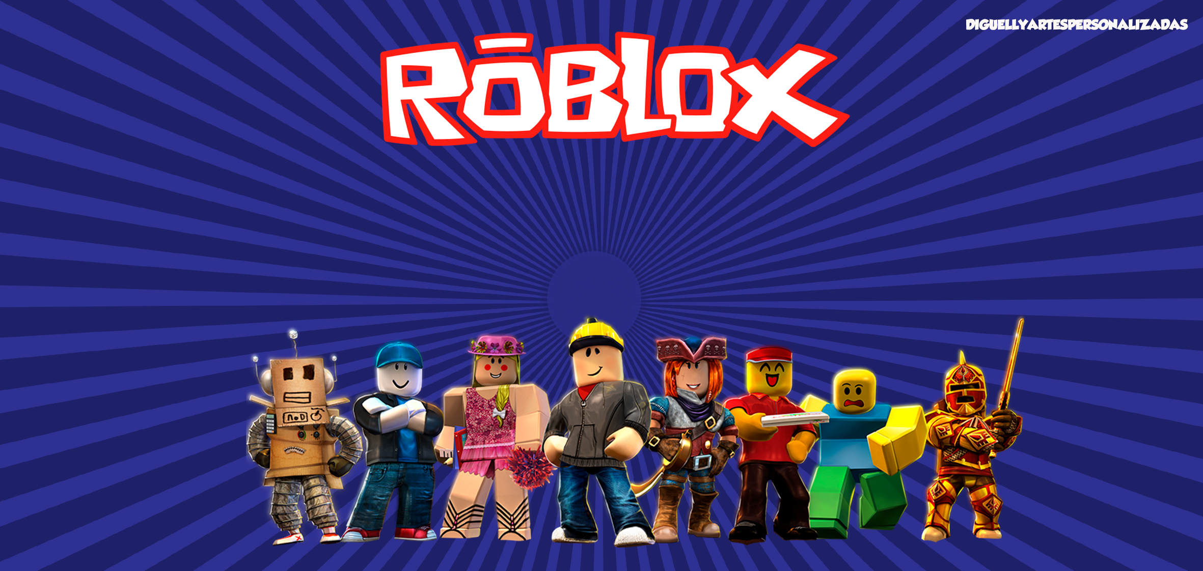 Personalizados para Festa Roblox