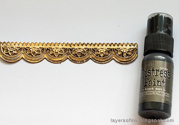 Layers of ink - Rosette Wall-hanger Tutorial by Anna-Karin Evaldsson