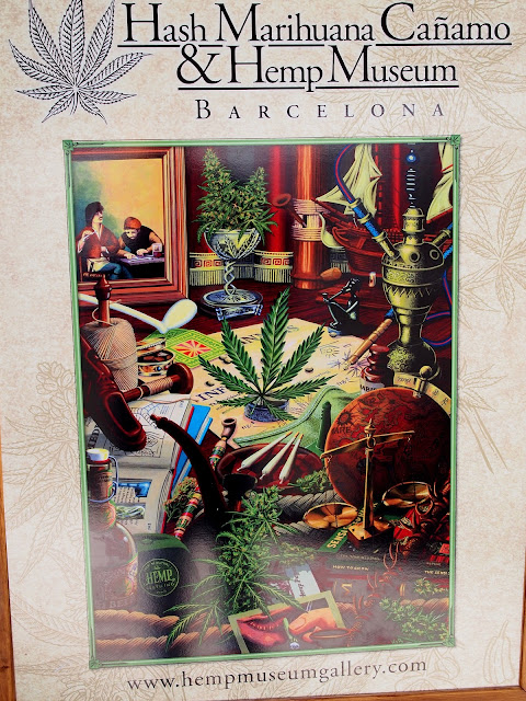 barcelona hemp museum poster