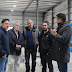 Gatica visitó una nueva planta de termotanques solares 