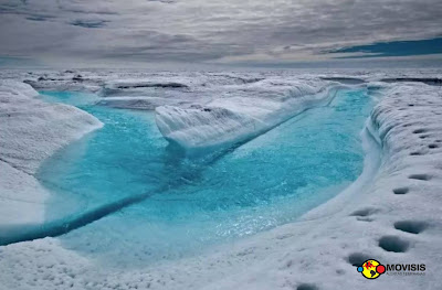 A medida que el hielo glaciar de Groenlandia, la Antártida y las islas árticas se derrite, la corteza terrestre debajo de estas masas terrestres se deforma, un impacto que puede medirse a cientos y quizás a miles de kilómetros