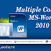 How to Write in Multiple Columns in MS Word 2010 Tutorial in Urdu