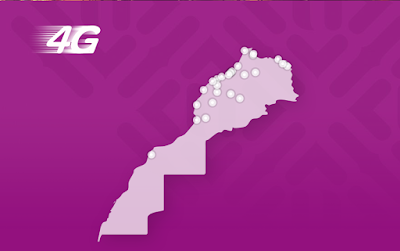 Couverture nationale du Maroc par la 4G de inwi MEDITEL IAM dès son lancement