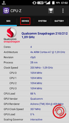 2. Jika sudah pilih menu Device bukan SoC