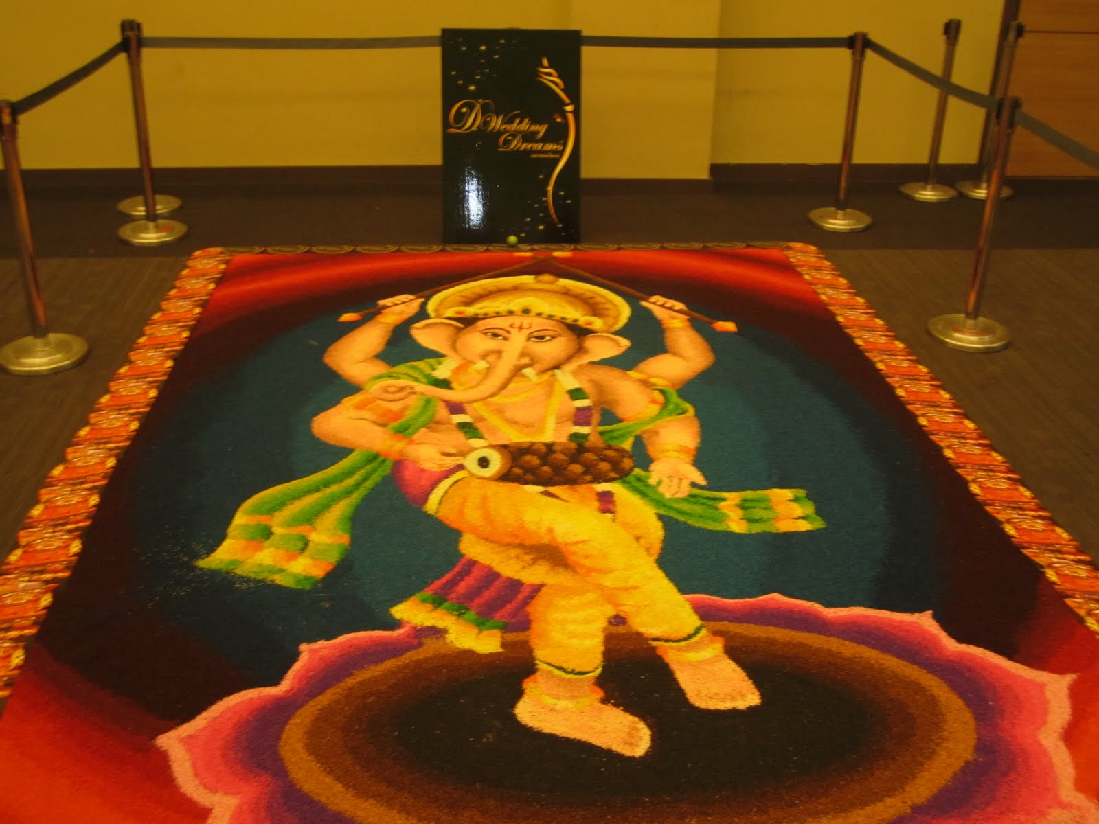 Indian Kolam Wedding Designs