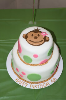 Monkey Birthday Cakes on Cassie Green Cakes  Monkey Birthday Cake