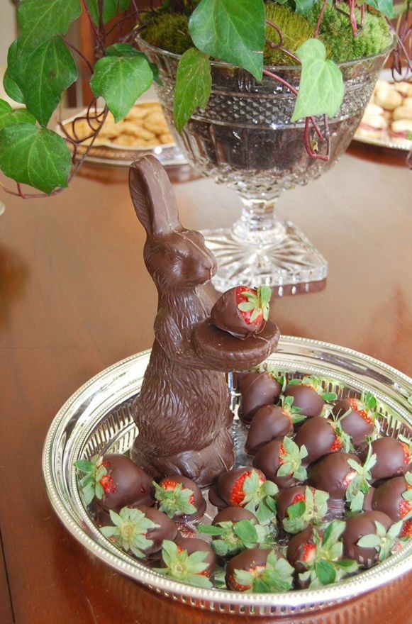 Easter/Spring Bunny Chocolate Appetizers