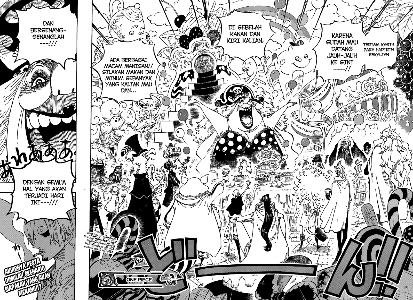 Spoiler prediksi One Piece 861. One Piece Manga Update Indonesia.