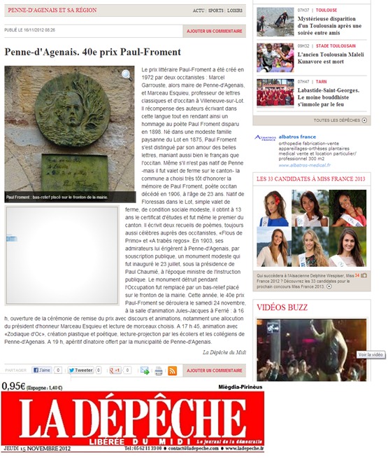 paul froment prèmi 1012