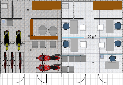 DESAINGODHO Desain  Toko  Kantor Simple dan Mewah Dealer 