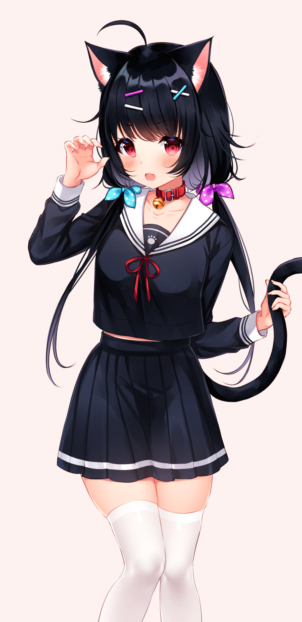 Anime Girl in school uniform