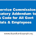 Clarificatory Addendum to Dress Code for All Govt Official & Employees