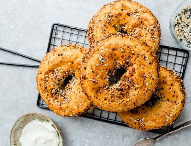 Keto Low Carb Everything Bagels #keto #recipes