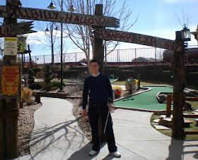 Miniature golf at Boondocks Fun Center in Northglenn, Colorado