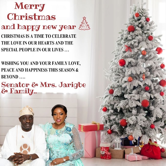 Sen. & Mrs Jarigbe Agom Preach Love, Hope and Charity, As Christians Celebrate Christmas