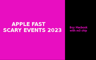 Apple fast scary events 2023