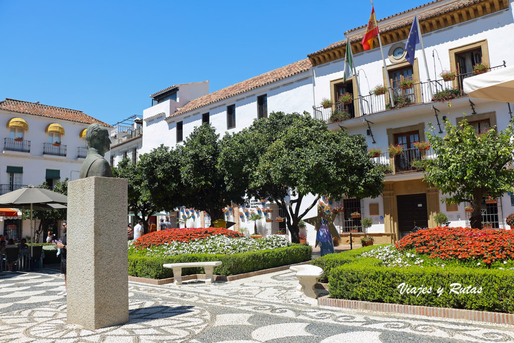 Plaza de los naranjos de Marbella