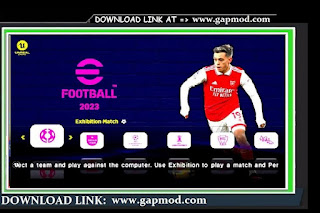 PES Chelito ISO 2023 PPSSPP Mod eFootball Full Update English Commentary Peter Drury Fix Transfer