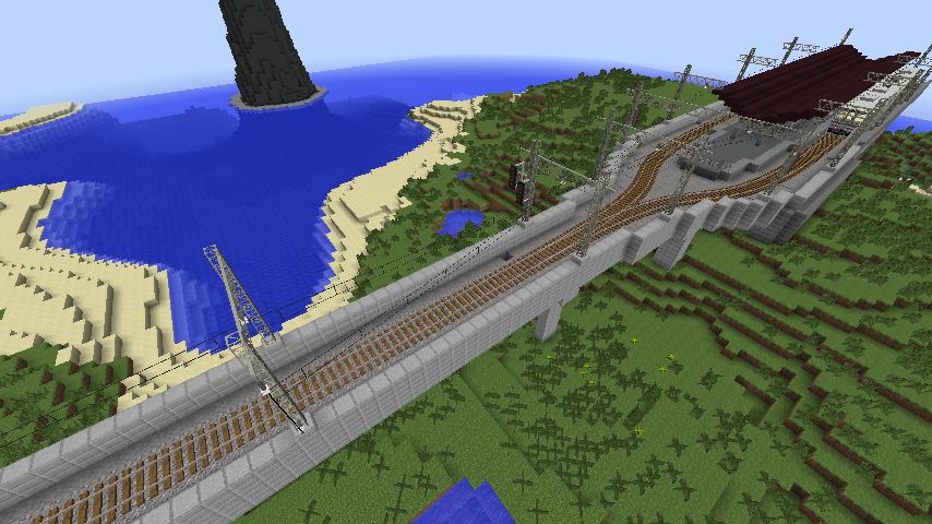 お茶中毒な人のブログ Minecraftに鉄道を